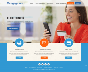 Diseño de Página de Aterrizaje por pb para www.pengegaven.dk | Diseño: #11067195