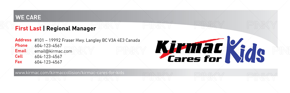 Graphic Design by Pinky  for Kirmac Collision & Autoglass | Design: #11085739