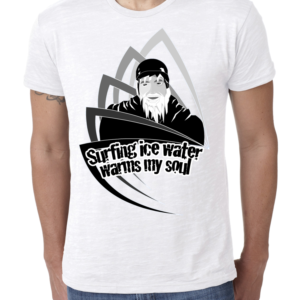 Playful SURF T-Shirt Design for LAKE MICHIGAN USA SURF SCENE Start Up Clothing Line | Diseño de Camiseta por Kyeong