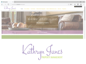 Logo Design by Alien Cookie for Kathryn Janes Property Management | Design: #11058081