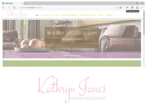 Logo Design by Alien Cookie for Kathryn Janes Property Management | Design: #11069245