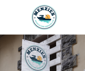 Logo Design by handypixel.com for Menzies Aquaculture Services Ltd | Design #11213370