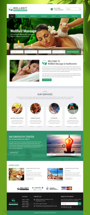 Web Design by pb for this project | Design: #11067309