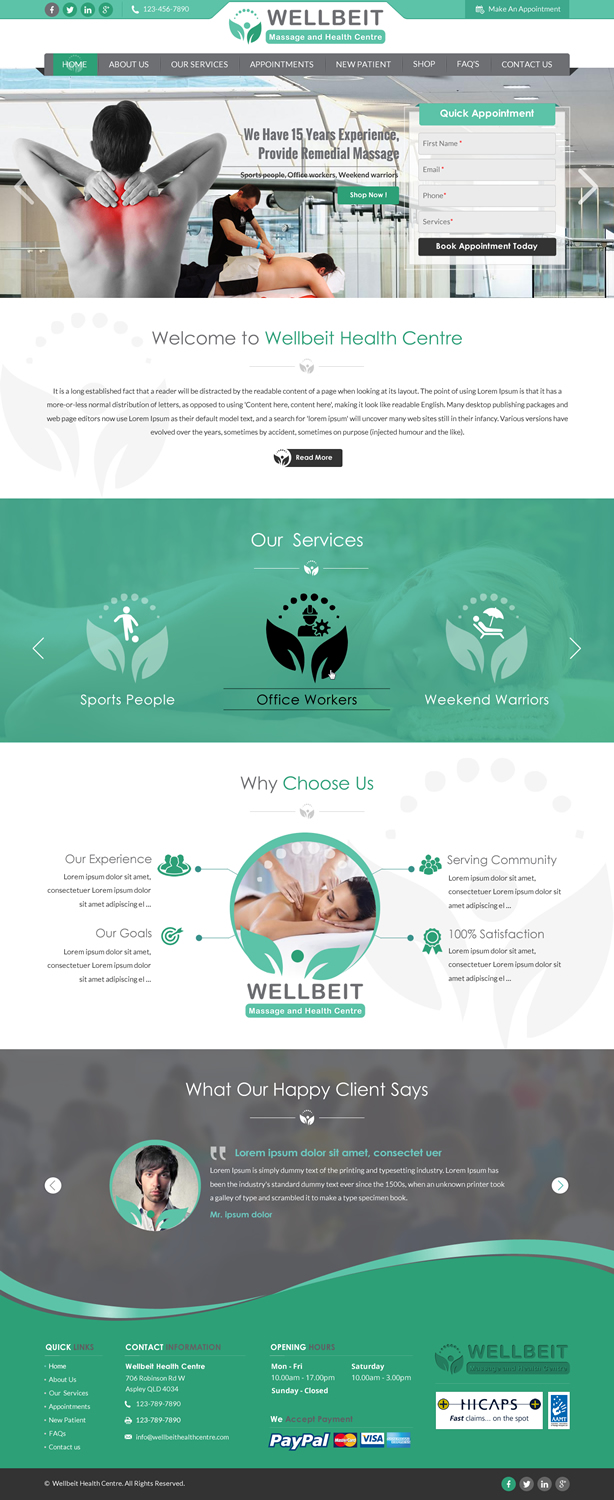 Web Design by Sbss for this project | Design #11075845