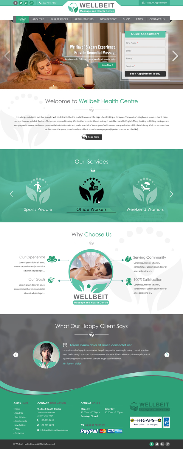 Web Design by Sbss for this project | Design #11075846