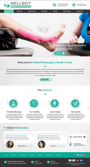 Web Design by Sbss for this project | Design: #11075849