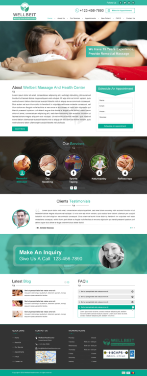 Web Design by Sbss for this project | Design: #11087468
