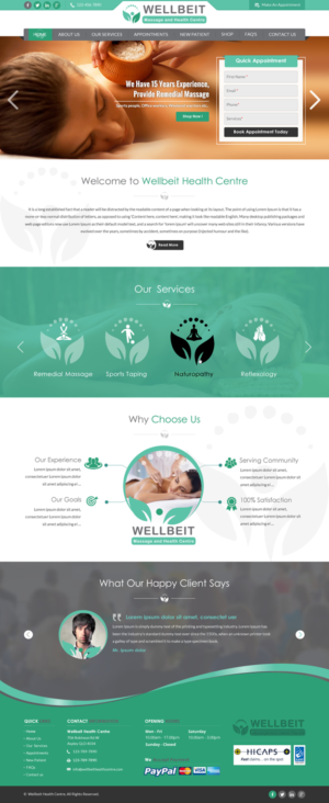 Web Design by Sbss for this project | Design: #11087469