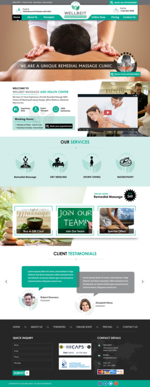 Web Design by Sbss for this project | Design: #11088054
