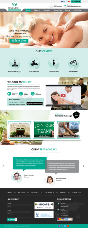 Web Design by Sbss for this project | Design: #11088057