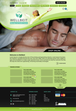 Wellbeit Massage and Health Centre, remedial massage, dry needling, sports taping, naturopathy | Web Design par Gfx.26™