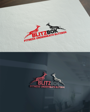 Logo Design by yoossefMaroc for BLITZBOKE fitness  | Design: #11088877