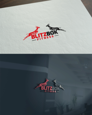 Logo Design by yoossefMaroc for BLITZBOKE fitness  | Design: #11089109