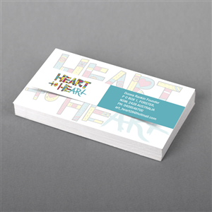 Heart to Heart | Visitenkarten-Design von gilbert j