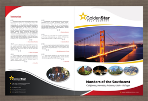Broschüren-Design von Sbss für Golden Star Tour, Inc. | Design: #2289139