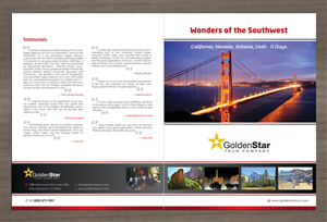 Broschüren-Design von Sbss für Golden Star Tour, Inc. | Design: #2289145
