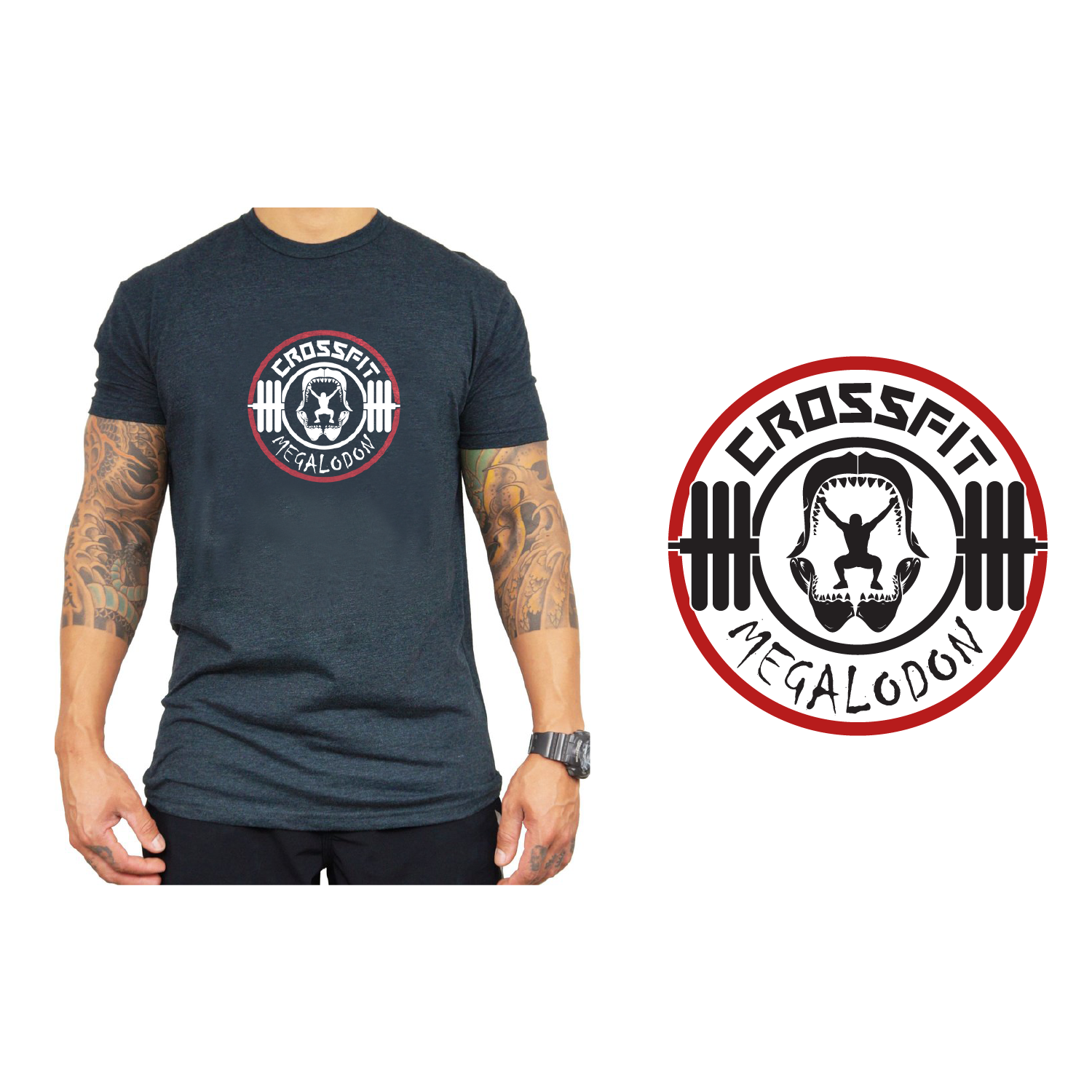Logo-Design von anshuman1995 für CrossFit Megalodon | Design #11476327