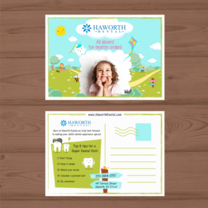 Haworth Dental Children's postcard before camp starts | Schreibwaren-Design von Tegridy Studio