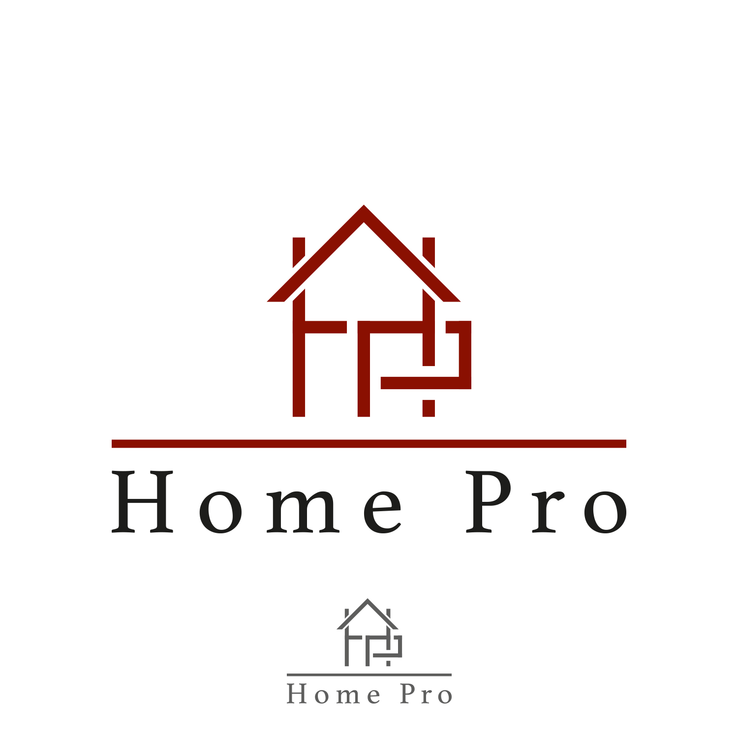 Logo Design by RyanGrice for Homespro | Design #11079661
