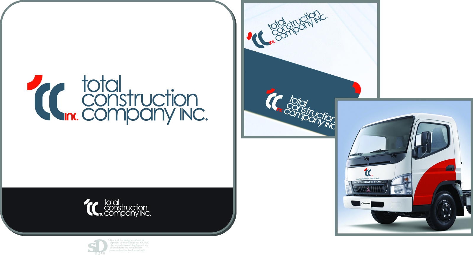 Logo Design by sD for Total Commercial Construction Inc. | Design #23695