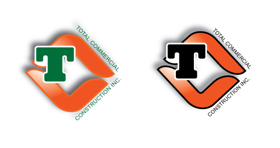 Diseño de Logo por Olga Blankenship para Total Commercial Construction Inc. | Diseño #24734