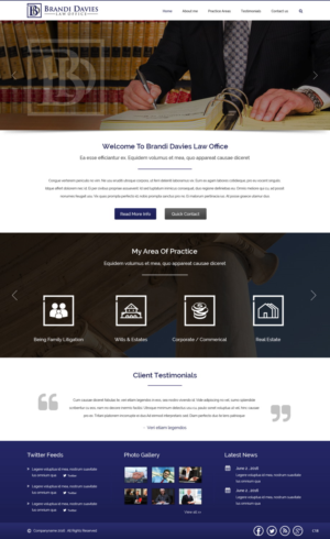 Web Design by pb for this project | Design: #11087651