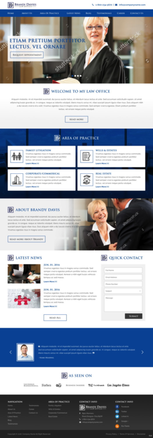 Web Design by pb for this project | Design: #11087657