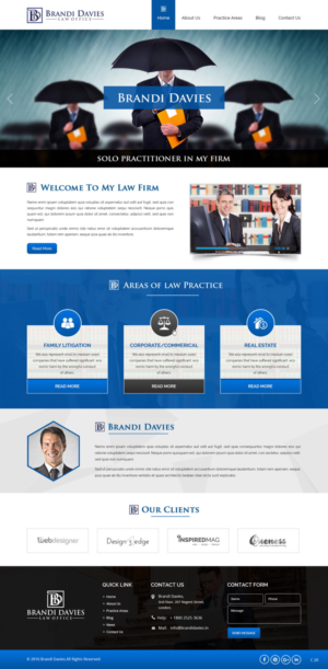 Web Design by pb for this project | Design: #11088592