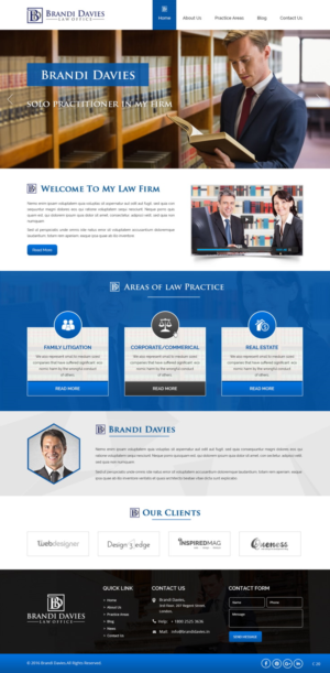 Web Design by pb for this project | Design: #11088594