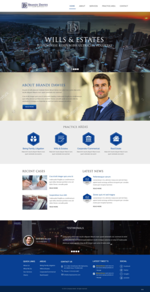 Web Design by pb for this project | Design: #11088596