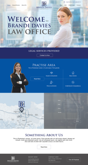 Web Design by the-lion-king for this project | Design: #11102557