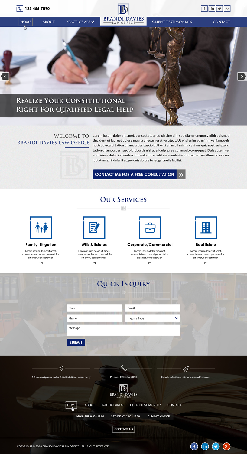 Web Design by Sbss for this project | Design #11077874