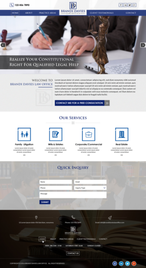 Web Design by Sbss for this project | Design: #11077874