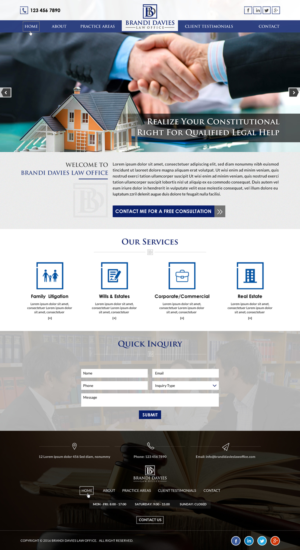 Web Design by Sbss for this project | Design: #11135855