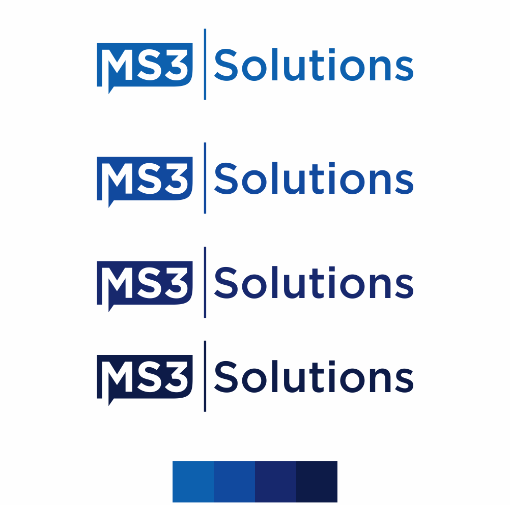 Design de Logo par Djokonoto pour MS3 Solutions | Design #11085617