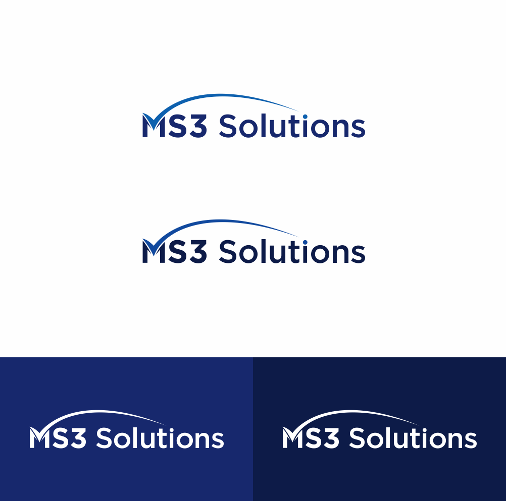 Logo Design by Djokonoto for MS3 Solutions | Design #11092274