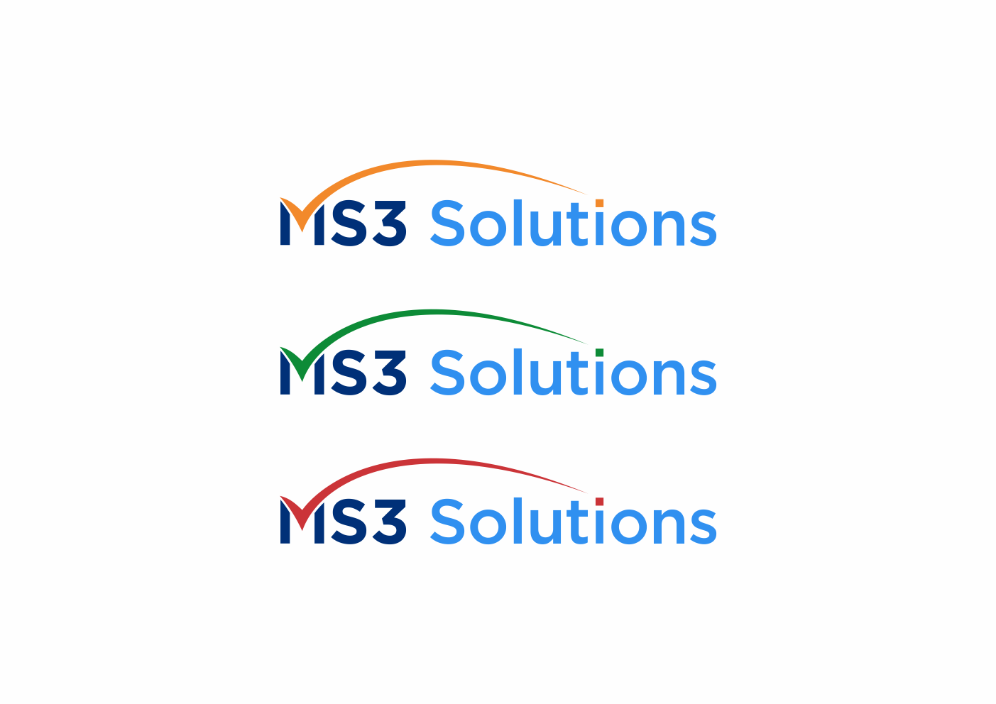 Logo Design by Djokonoto for MS3 Solutions | Design #11103855