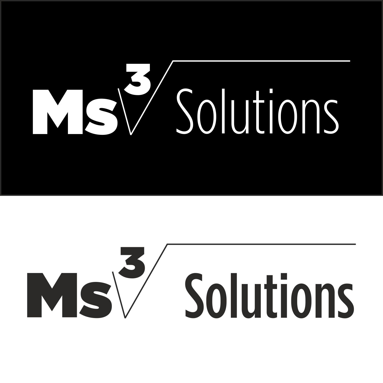 Logo Design by MantabJess for MS3 Solutions | Design #11076502