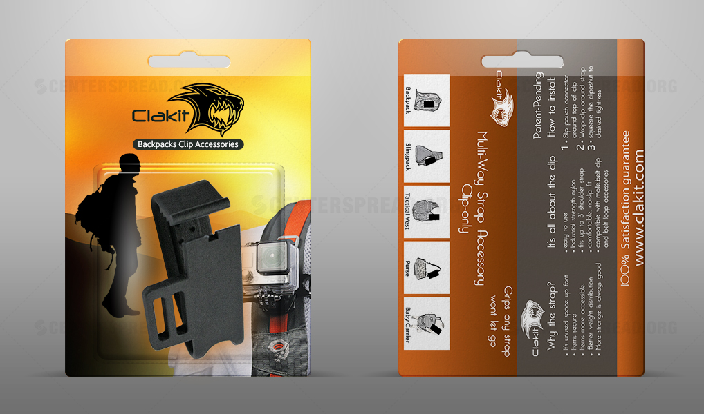 Packaging Design by CENTERSPREAD for Clakit | Design #11208171