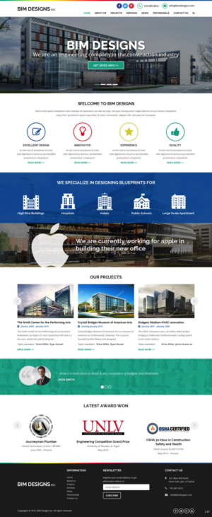 Web Design by pb for BIM Designs Incorporated | Design: #11087618