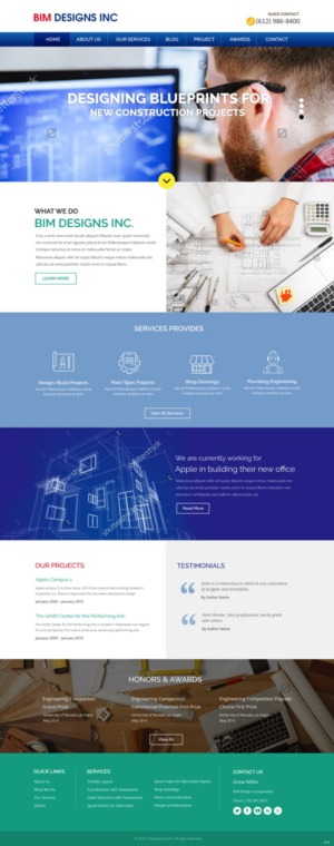 Diseño Web por pb para BIM Designs Incorporated | Diseño: #11087620