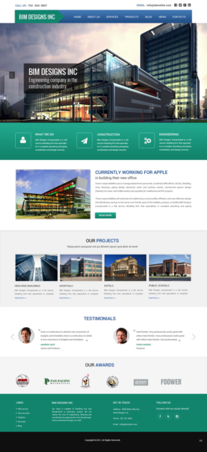 Web Design by pb for BIM Designs Incorporated | Design: #11088550
