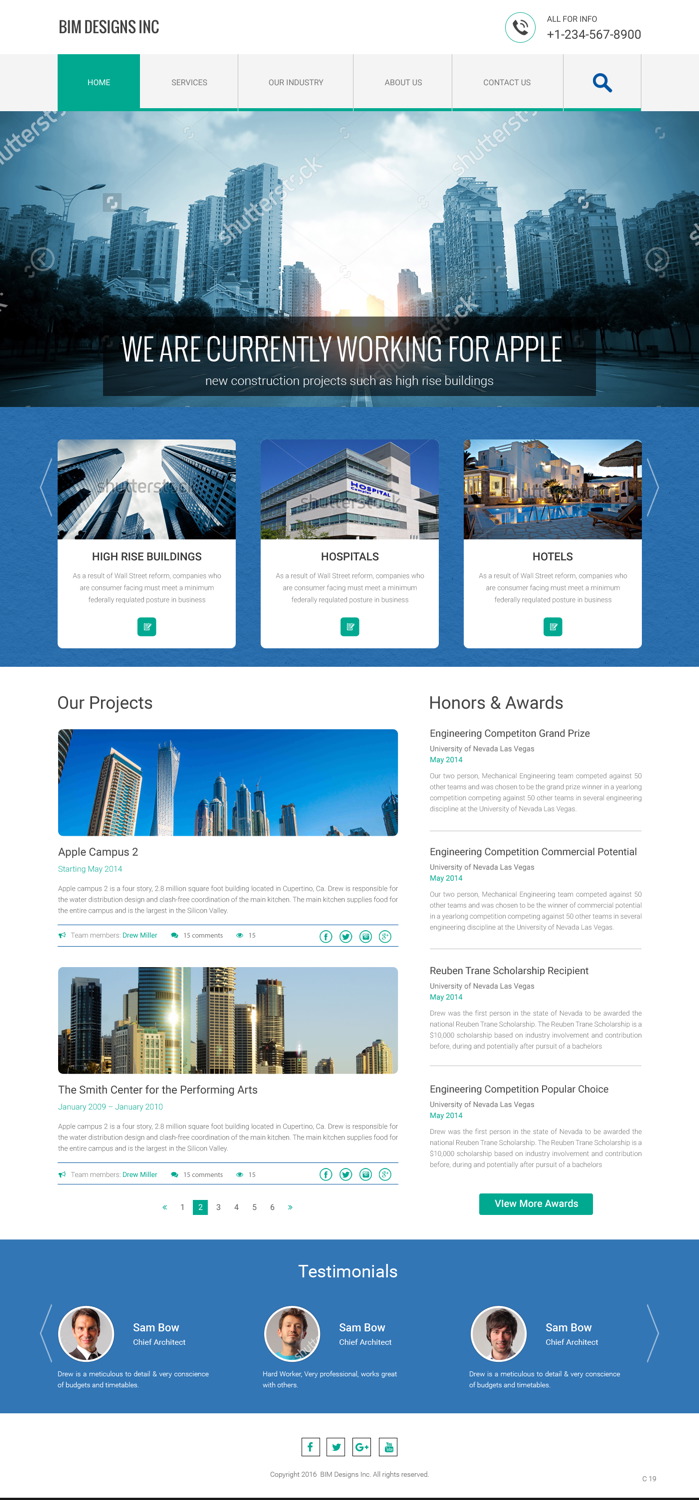 Web Design par pb pour BIM Designs Incorporated | Design #11088559