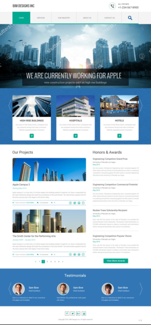 Web Design by pb for BIM Designs Incorporated | Design: #11088559