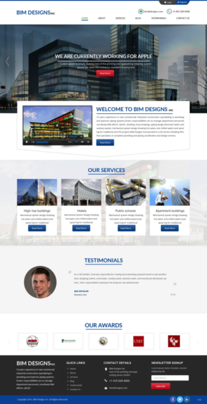 Diseño Web por pb para BIM Designs Incorporated | Diseño: #11088570