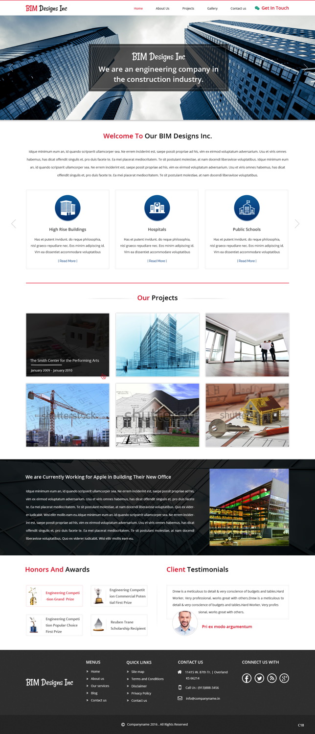 Web Design by pb for BIM Designs Incorporated | Design #11088571