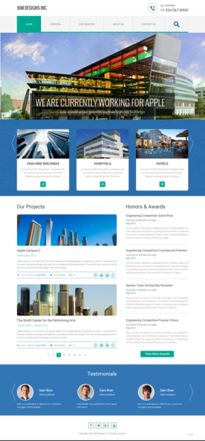 Diseño Web por pb para BIM Designs Incorporated | Diseño: #11088572