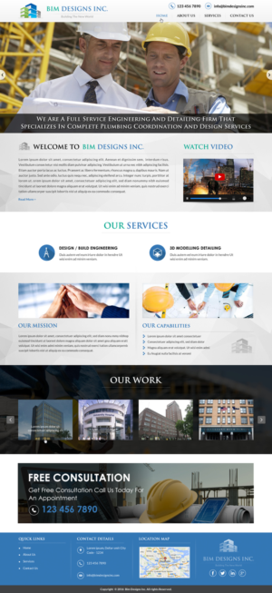 Web Design by Sbss for BIM Designs Incorporated | Design: #11089758