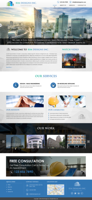 Web Design by Sbss for BIM Designs Incorporated | Design: #11089759