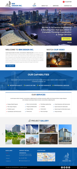 Web Design by Sbss for BIM Designs Incorporated | Design: #11089762